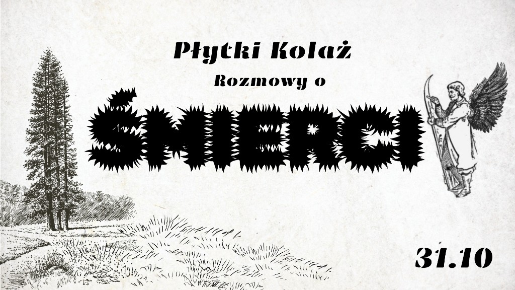 Grafika: Rozmowy o śmierci 2 - Płytki Kolaż